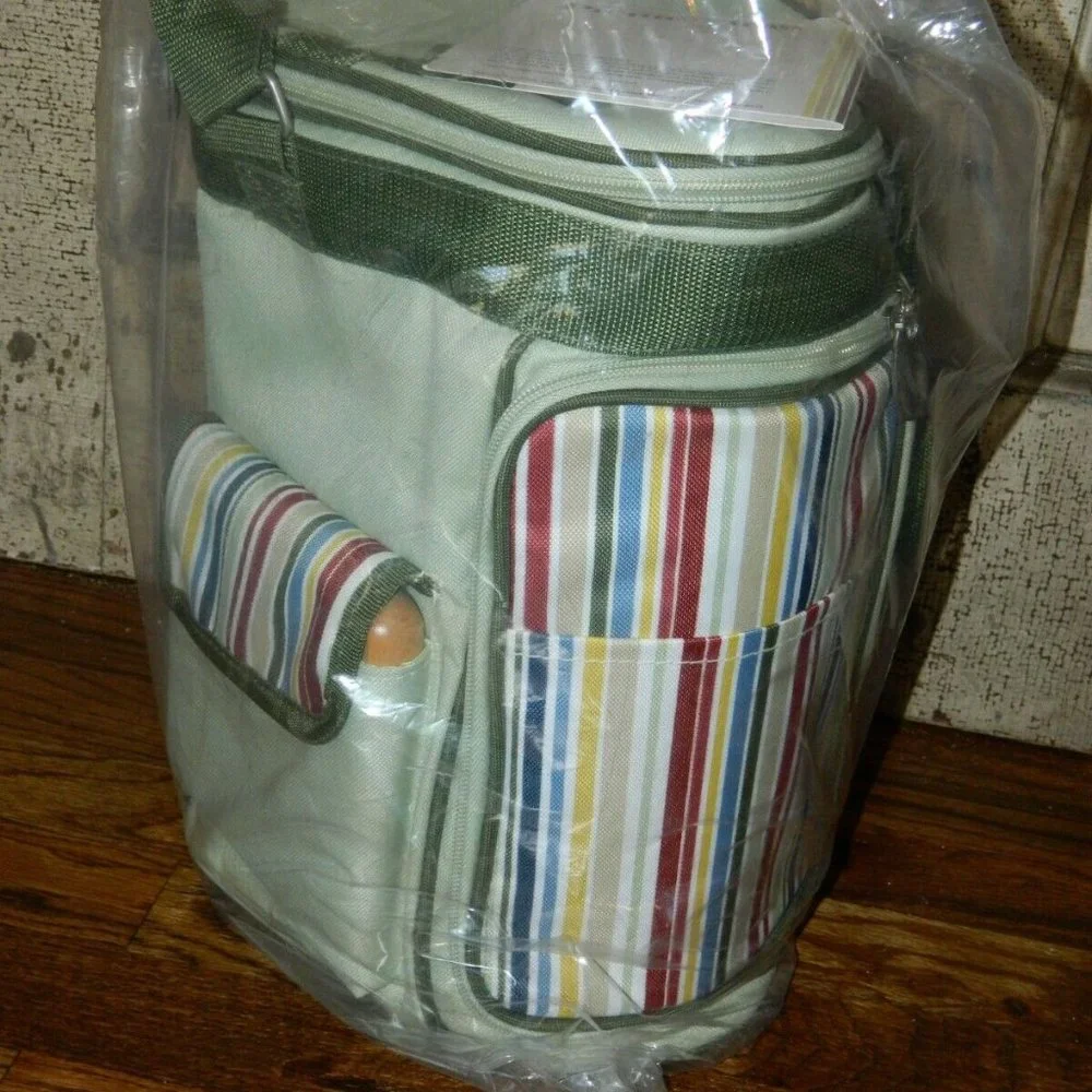 Picnic Time Meritage Wine & Cheese Tote Riviera Collection
